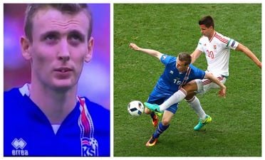 WATCH: Viewers really enjoyed this Iceland player spitting on himself