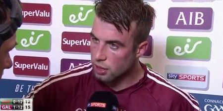 Galway hero Paul Conroy’s post-match interview was unapologetically heartfelt