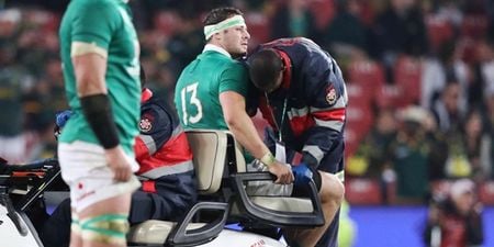 Robbie Henshaw’s further participation in South Africa tour in doubt