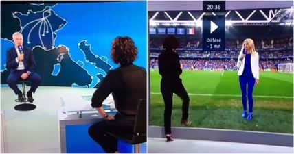 WATCH: French TV coverage of France vs. Switzerland has been tripping us right out