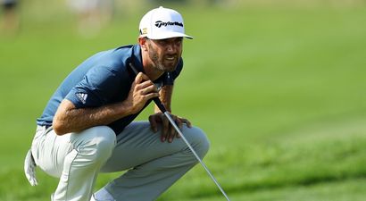 WATCH: It took a staggering putt to stop Dustin Johnson making history last night