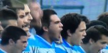 WATCH: Argentina U20s jump the passion shark during national anthem