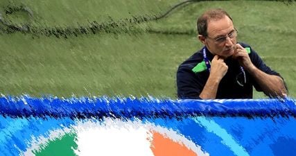 Martin O’Neill has a media mask but it sure looked like he and Roy Keane are preparing an ambush