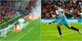 Flare-throwing Turkish fans mar Ozan Tufan’s goal