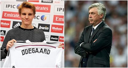 Carlo Ancelotti makes a pretty damning admission about the signing of Martin Odegaard