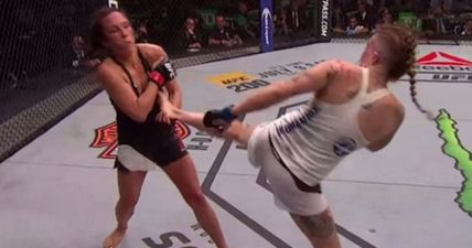 Valerie Letourneau explains wardrobe malfunction with sports bra at UFC Ottawa