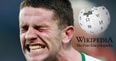 PIC: For a brief moment, Robbie Brady’s Wikipedia page perfectly reflected his new hero status