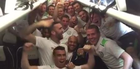 WATCH: Team bus footage perfectly illustrates how much Italy win meant to Ireland