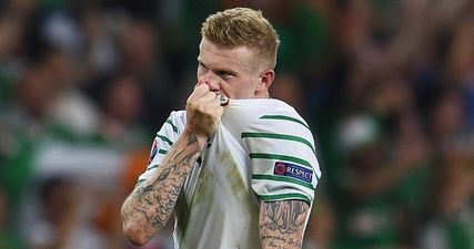 It was a night for passion, it was a night for spilling guts, it was a night for James McClean