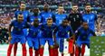 The France team expected to take the field against Ireland