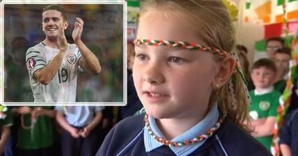 VIDEO: Beautiful words from Robbie Brady’s little sister may reduce grown men to weeping wrecks