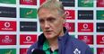 Joe Schmidt reacts to non red card as Tiernan O’Halloran heads to hospital