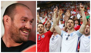 Tyson Fury spent a fortune on Jägerbombs for England fans in Nice