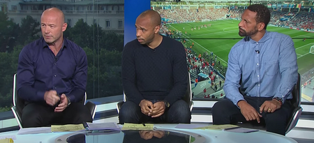 WATCH: Thierry Henry sees funny side of Alan Shearer’s suggestion that Ireland’s penalty was payback for handball