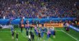 WATCH: Icelandic players’ united celebration after England win is one of the highlights of the Euros