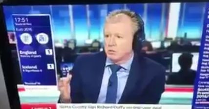 VIDEO: You owe it to yourself to watch Steve McClaren’s live reaction to England conceding