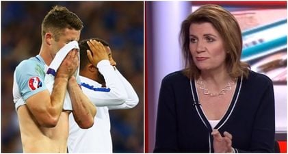 Watch: England players called “overpaid nonces” live on the BBC