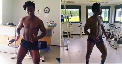 Forget the Euros, Wilfried Bony is putting on a dirty dancing show on Facebook