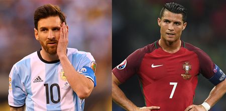 Cristiano Ronaldo isn’t taking Lionel Messi’s international retirement too well