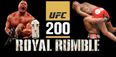 Who would be victorious if UFC 200 was a Royal Rumble-style event?