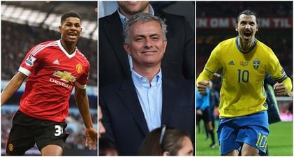 Jose Mourinho offers insight into how he’ll use Zlatan Ibrahimovic and Marcus Rashford