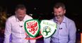 VIDEO: Ryan Giggs fires first shots at Ireland, Roy Keane’s playful slap says enough