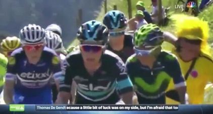 Watch: Chris Froome has punched a spectator