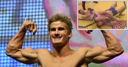 WATCH: Sage Northcutt exorcises ‘quick tap’ ghost by gritting his way through armbar to win