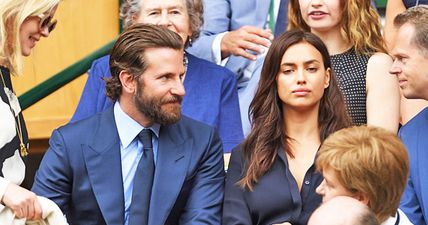 Bradley Cooper was definitely in the doghouse with Irina Shayk at Wimbledon