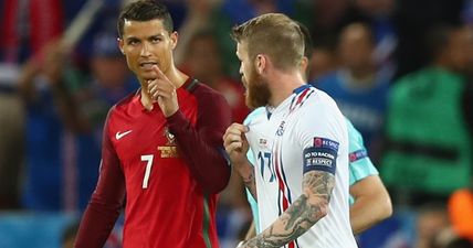 Iceland prove bygones are very much bygones with classy reaction to Cristiano Ronaldo’s injury