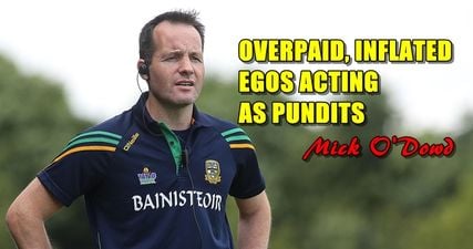 Outgoing Meath boss delivers scathing parting shot at GAA pundits ‘ripping decent people apart’