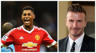 Pic: David Beckham sends Marcus Rashford a message of encouragement ahead of new season