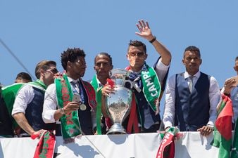 VIDEO: Cristiano Ronaldo shares stunning shots of Euro 2016 champions’ return to Portugal