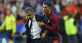 VIDEO: Cristiano Ronaldo aggressively manhandles Portugal boss who looks completely pissed off