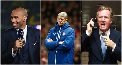 Piers Morgan lashes out at Arsene Wenger after Thierry Henry leaves coaching role