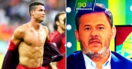 Pic: Barcelona-based channel photoshops out Ronaldo’s six-pack