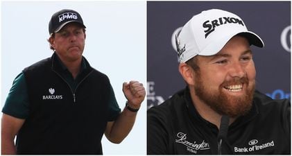 Shane Lowry’s tweet after Phil Mickelson missed a historical putt was pretty funny