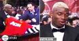 Watch: How Pogba reacted to being given a Manchester United shirt live on TV