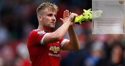 Luke Shaw reaches whole new level of class by penning touching letter to family in Tipperary