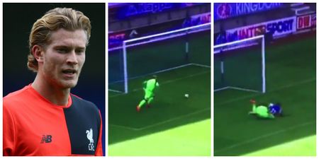 Liverpool’s Loris Karius might be taking the Simon Mignolet comparisons too literally