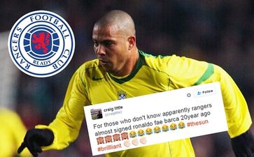 Rangers almost signed Ronaldo thanks to a ridiculous contract clause