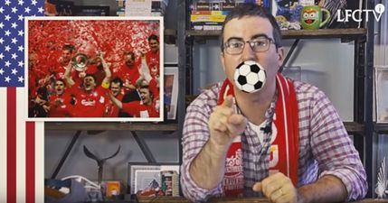 “F*** you, they’re coming back” – John Oliver tries to convince Americans to support Liverpool