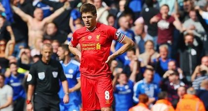 Chelsea fans have made a banner trolling Steven Gerrard ahead of LA Galaxy friendly