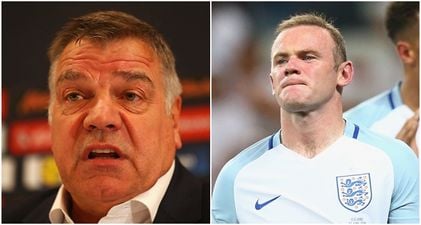 Sam Allardyce sidesteps an awkward question about Wayne Rooney