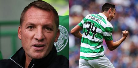 Brendan Rodgers was very pleased with young Irish defender’s European debut for Celtic