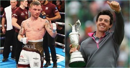 Carl Frampton explains how Rory McIlroy can motivate him to become two-weight world champion