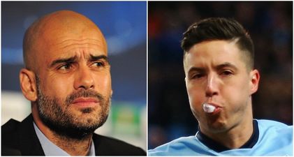 Pep Guardiola confirms that Samir Nasri’s pre-season absence is down to his weight