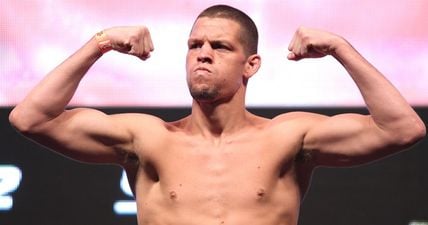 WATCH: Nate Diaz is apparently close to 200 lbs with just three weeks remaining until UFC 202