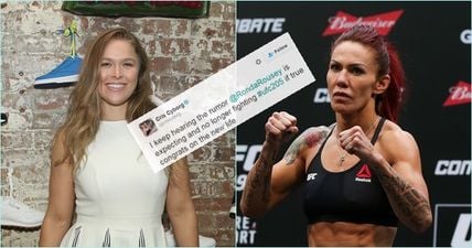 Dana White responds to Cyborg’s claim that Ronda Rousey is pregnant