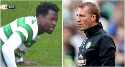 Brendan Rodgers’ reaction to Efe Ambrose’s own goal was priceless